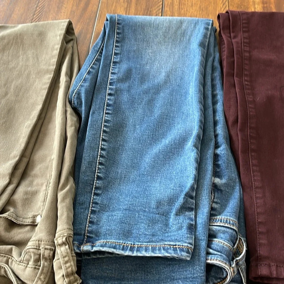 Buffalo Jeans 3 pair bundle size 6 / 28 green blue burgundy - Picture 16 of 16